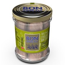 Filety z tuńczyka w oliwie z oliwek 200g  Bon Appetit