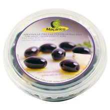 Oliwki czarne z pestką odmiana GALEGA w oliwie z oliwek z czosnkiem 150g