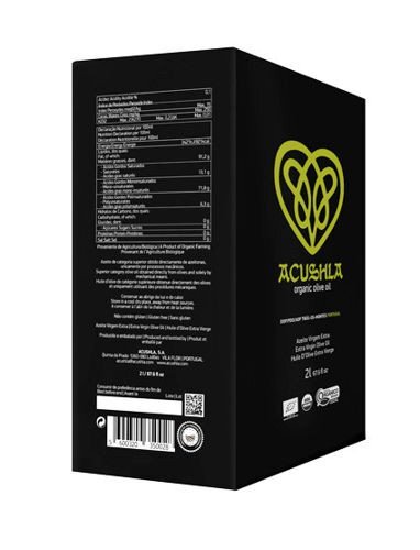 Portugalska ekologiczna oliwa z oliwek ACUSHLA Gourmet 2L bag in box