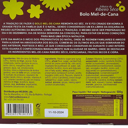 Bolo Mel de Cana ciasto z Madery 500g