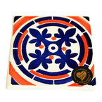 Kafelek / podstawka ceramiczna 10x10cm  kolekcja AZULEJO DEC F