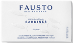SARDYNKI PORTUGALSKIE W OLIWIE Z OLIWEK extra virgin BIO 120g Fausto