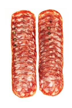 Portugalska kiełbasa Salsichão ze świni iberyjskiej w plastrach 80g Pata Negra