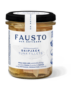 PORTUGALSKIE FILETY Z TUŃCZYKA W SOSIE WŁASNYM 190g Fausto