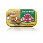 Bacalhau dorsz po portugalsku w oliwie z oliwek z czosnkiem Ramirez 120g