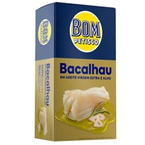 Dorsz suszony "Bacalhau" w oliwie z oliwek z czosnkiem 120g Bom Petisco