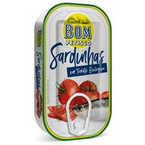 Sardynki w pomidorach BIO 120g  Bom Petisco