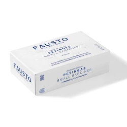 PORTUGALSKIE MINI SARDYNKI (Petingas) W OLIWIE Z OLIWEK extra virgin BIO 120g Fausto