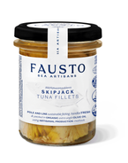 PORTUGALSKIE FILETY Z TUŃCZYKA W OLIWIE Z OLIWEK extra virgin BIO 190g Fausto