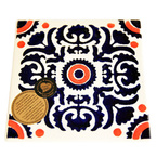 Kafelek / podstawka ceramiczna 15x15cm  kolekcja AZULEJO DEC J