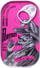 SARDYNKI PORTUGALSKIE W POMIDORACH 125g Porthos