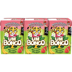 Um Bongo 80% soku bananowo-truskawkowego  3x200 ml