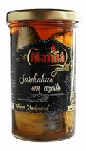 Portugalskie sardynki w oliwie Manná GOURMET słoik 250g