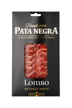 Portugalska polędwica dojrzewająca ze świni iberyjskiej w plastrach Lombo 80g Pata Negra