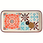 Półmisek ceramiczny Mozaika Koralowa  26cm - kolekcja MOSAICO