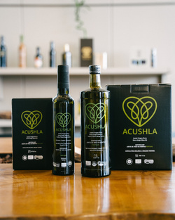 Portugalska ekologiczna oliwa z oliwek ACUSHLA Gourmet 500ml butelka szklana