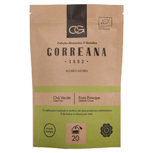 Zielona herbata z Azorów z trawą cytrynową w torebkach piramidkach (20 szt) BIO Gorreana 40g