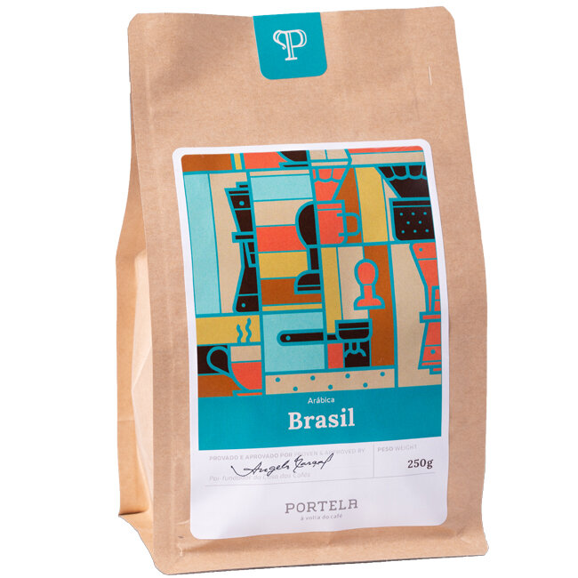 Portugalska kawa ziarnista Portela Brasil Pearl 250g