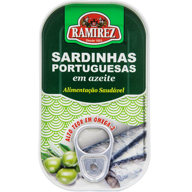 Sardynki portugalskie w oliwie z oliwek Ramirez
