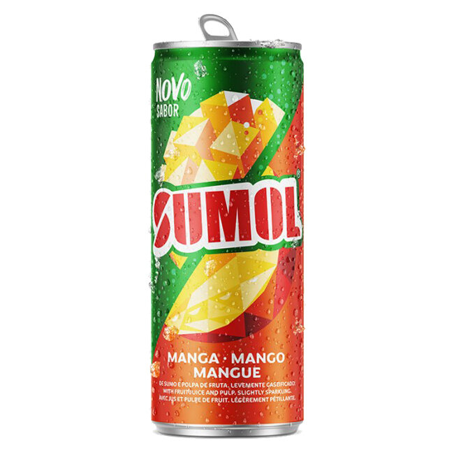 Sumol mango 0,33l - portugalski napój lekko gazowany